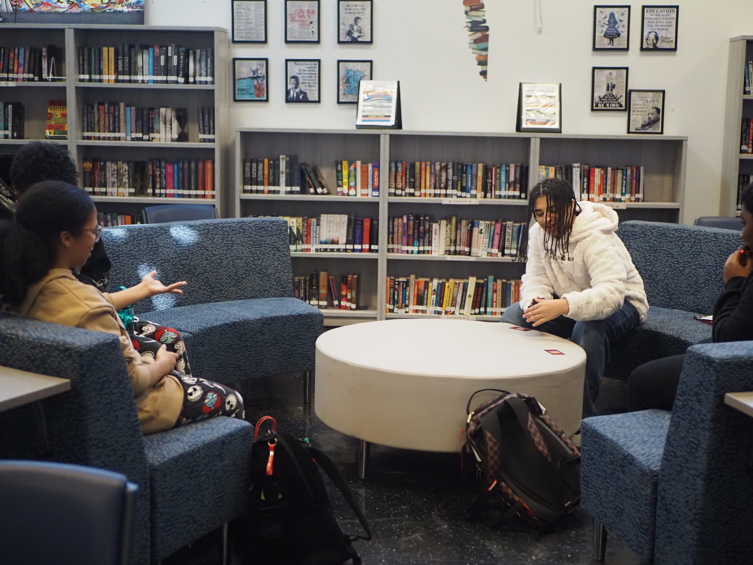 Library Becomes the Heart of Lunchtime Life at CSSJ